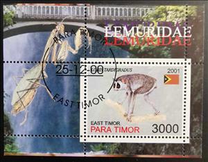 Stamp, Loris Tardigradus, East Timor,  , Animals (Fauna), Rodents