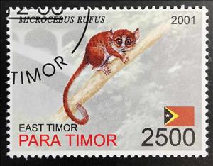 Stamp, Microcebus Rufus, East Timor,  , Animals (Fauna), Rodents