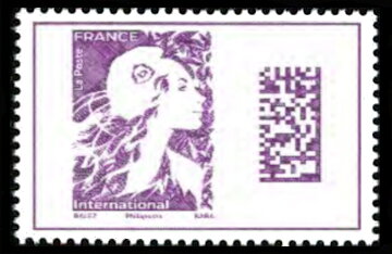 Stamp, Marianne of the Future, France,  , Women