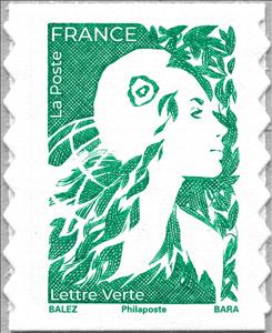 Stamp, Marianne of the Future, France,  , Women