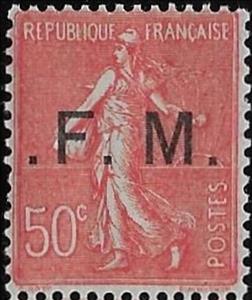 Stamp, Military Franchise, France,  , Agriculture, Professions, Women
