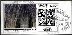 Stamp, Bunches of Lavender, France,  , Flowers