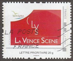 Stamp, Saint Egreve Lys la Vence Scene, France,  , Buildings
