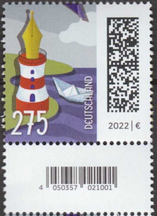 Letter As Boat By Lighthouse