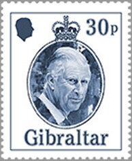 Stamp, King Charles III, Gibraltar,  , Kings