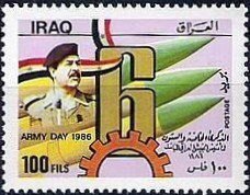 President Saddam Hussein, number '6'