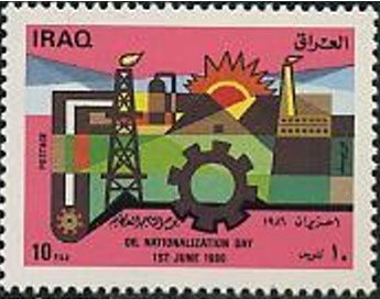 Oil industry (symbolised)