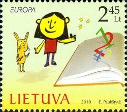 Stamp, Europa, Lithuania,  , C.E.P.T., Europe