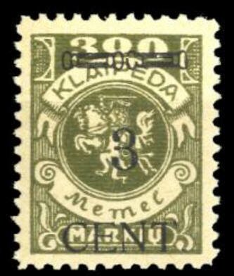 Issue of 1923 Surcharged 3 Cent - Type III