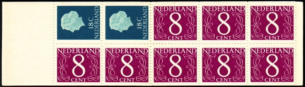 Queen Juliana, Type 'En Profile' and Numerals