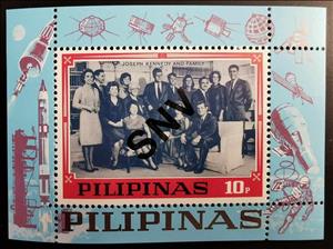 Souvenir Sheet, Kennedy Family, Philippines,  , Families, Famous People, Heads of State