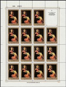 Full Pane, Young Madonna, Francisco Zurbaran (1660), Soviet Union, USSR,  , Art, Artists, Museums, Painters, Paintings