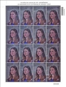 Full Pane, Princess Leonor of Asturias, 18th Birthday, Spain,  , Anniversaries and Jubilees, Famous People, Princesses, Women
