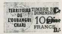 Daussy type of France overprinted