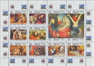 Mini Sheet, Paintings, Ukraine,  , Paintings