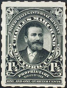 Stamp, Charles Marchand, United States of America,  , Medicines, Men