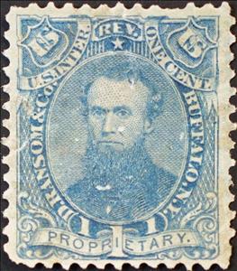 Stamp, D. Ransom & Co., United States of America,  , Medicines, Men