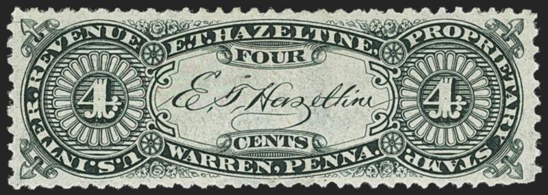 Stamp, E. T. Hazeltine, United States of America,  , Medicines, Signatures - Autographs