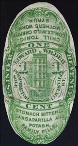 Stamp, Edward Wilder, United States of America,  , Architecture, Buildings, Medicines
