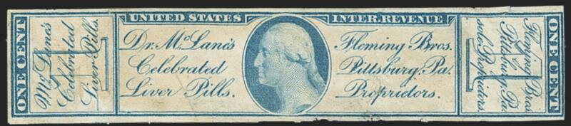 Stamp, Fleming Brothers - Dr. McLane's Celebrated Liver Pills, United States of America,  , Famous People, Heads of State, Medicines, Men, Politicians, Государственный деятель