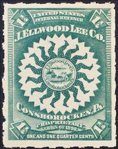 Stamp, J. Ellwood Lee Co, United States of America,  , Medicines