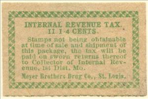 Stamp, Meyer Brothers Drug Co., United States of America,  , Medicines