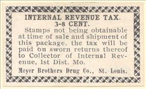 Stamp, Meyer Brothers Drug Co., United States of America,  , Medicines