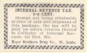 Stamp, Meyer Brothers Drug Co., United States of America,  , Medicines