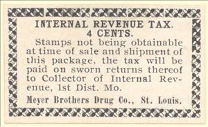 Stamp, Meyer Brothers Drug Co., United States of America,  , Medicines