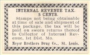 Stamp, Meyer Brothers Drug Co., United States of America,  , Medicines