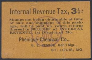 Stamp, Phenique Chemical Co., United States of America,  , Medicines
