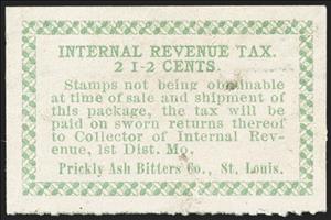 Stamp, Prickly Ash Bitters Co., United States of America,  , Medicines