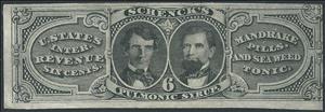 Stamp, Schenck's Pulmonic Syrup, United States of America,  , Medicines, Men