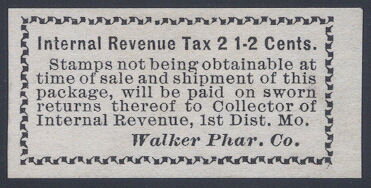Stamp, Walker Pharmacal Co., United States of America,  , Medicines