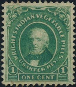Stamp, Wright's Indian Vegetable Pills, United States of America,  , Medicines, Men
