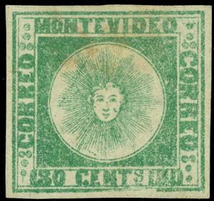 Stamp, Allegory of the Sun, Uruguay,  , Sun