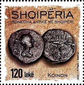 Stamp, Ancient Coins of Albania, Albania,  , Coins