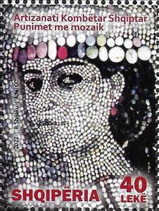Stamp, Contemporary Mosaic Art in Albania, Albania,  , Art, Mosaic
