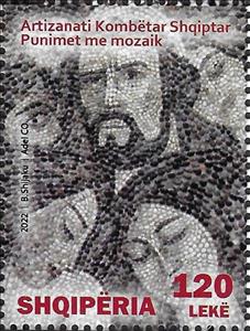 Stamp, Contemporary Mosaic Art in Albania, Albania,  , Art, Mosaic