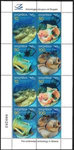 Mini Sheet, Euromed 2022 : Underwater Archaeology, Albania,  , Archaeology, Euromed