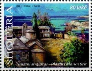 Stamp, Tourism in Albania, Albania,  , Archaeology, Euromed