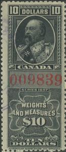 Stamp, King Edward VII (1841-1910), Canada,  , Famous People, Heads of State, Kings, Men, Royalty
