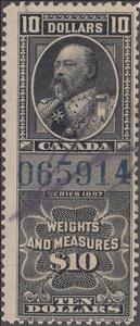 Stamp, King Edward VII (1841-1910), Canada,  , Famous People, Heads of State, Kings, Men, Royalty
