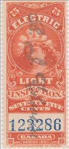Stamp, Lady with Crown of Lights, Canada,  , Electricity, Women