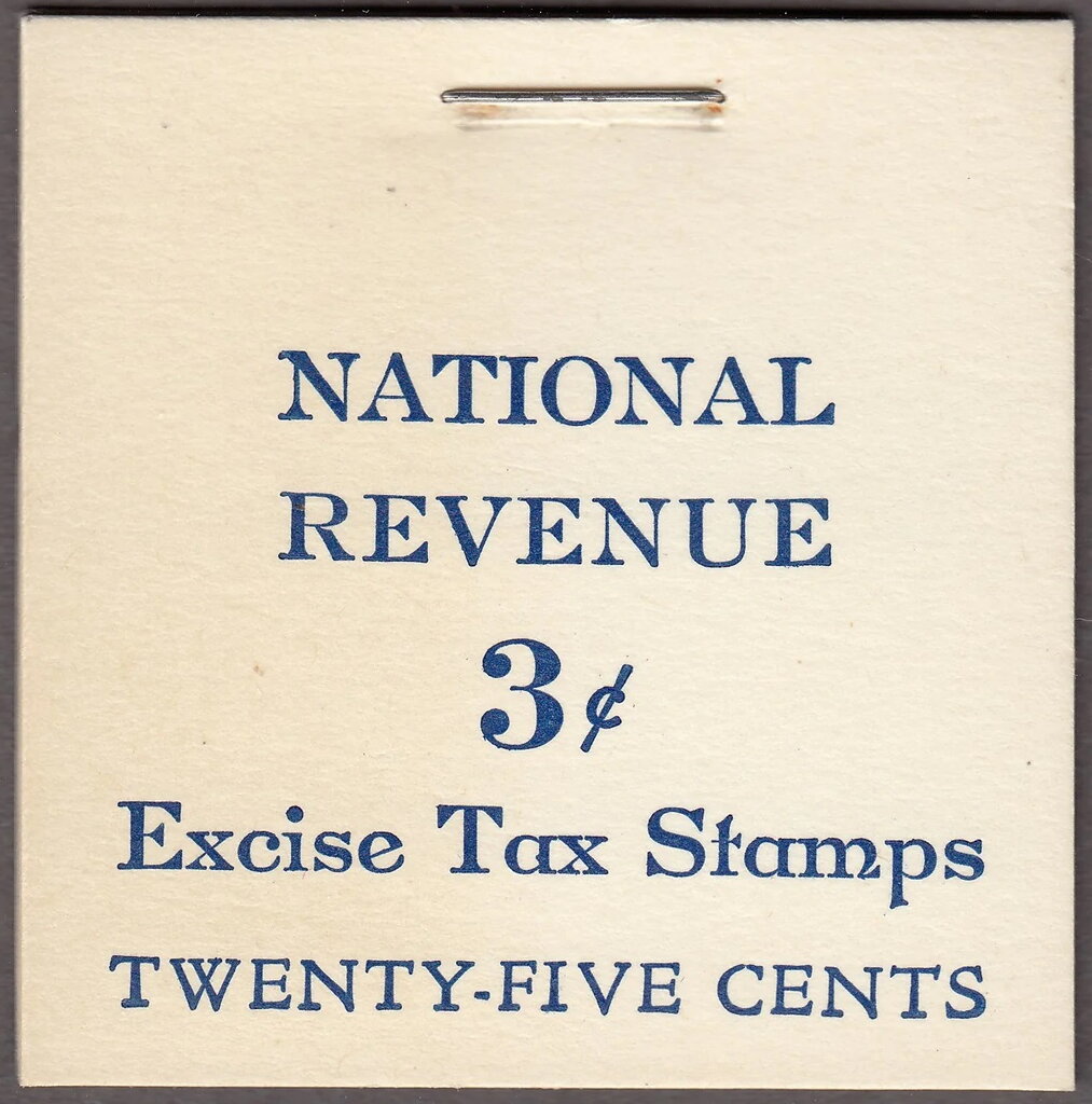 National Revenue - Excise Tax Stamps