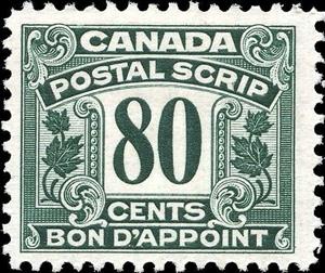 Stamp, Numeral, Canada,  , Leaves, Numbers, Plants (Flora)