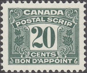 Stamp, Numeral, Canada,  , Leaves, Numbers, Plants (Flora)
