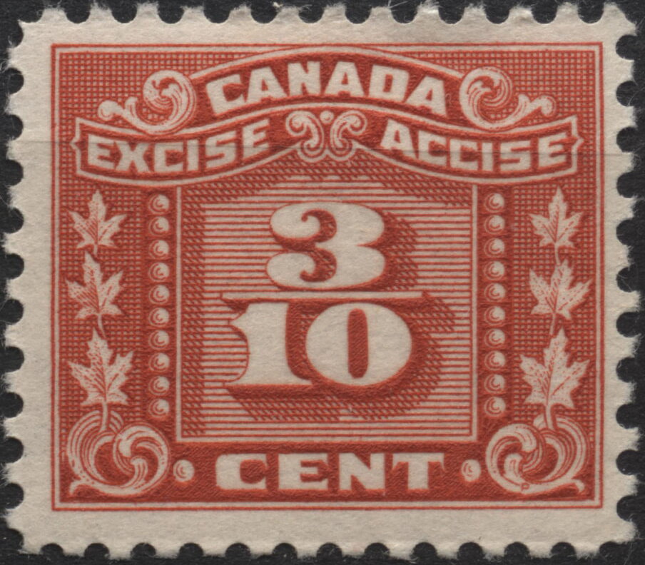 Numeral with three maple leaves on each side