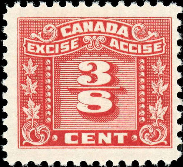 Numeral with three maple leaves on each side