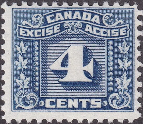 Numeral with three maple leaves on each side